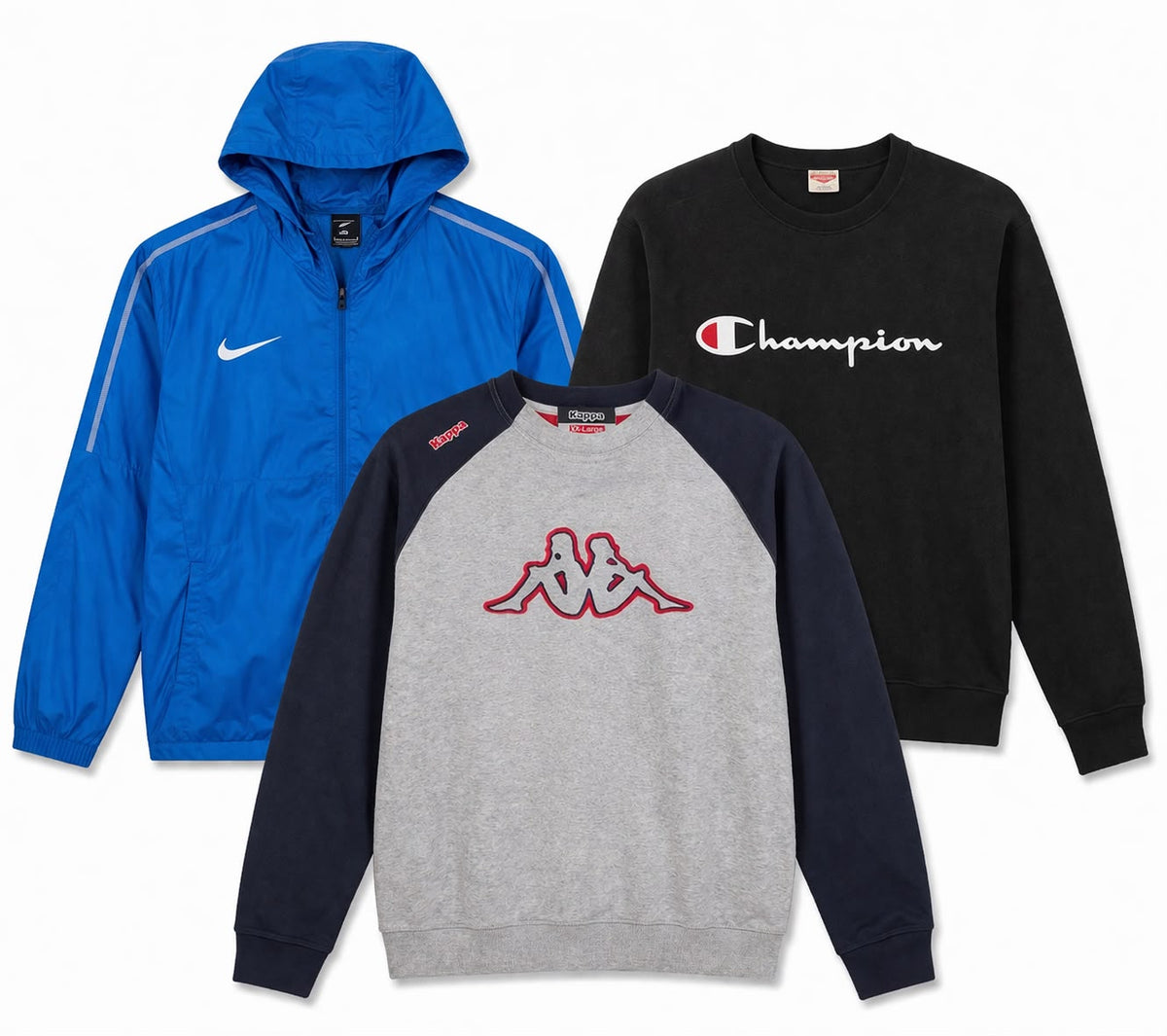10 kg of Brand-Name Sweatshirts