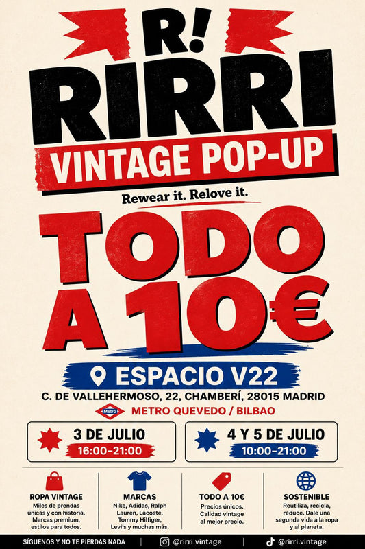 Mercadillo de segunda mano en Madrid: RIRRI Vintage Pop-Up