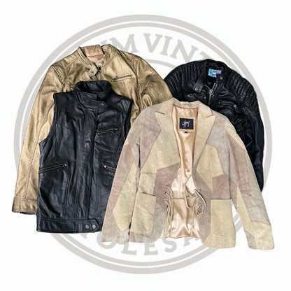 MIX CHAQUETAS DE CUERO MUJER