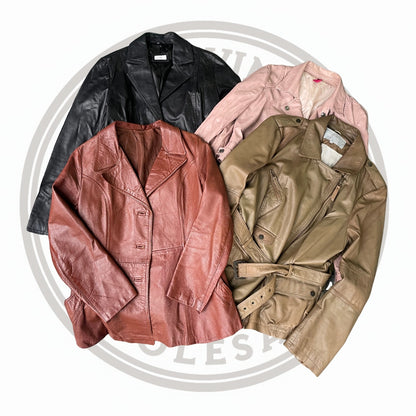 MIX CHAQUETAS DE CUERO MUJER