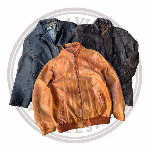 MIX CHAQUETAS DE CUERO HOMBRE