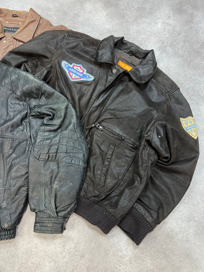 FLYING LEATHER LEATHER BOMBER JACKETS
